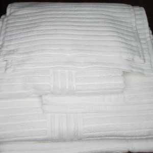 FRETTE SUITE TOWEL SET 100% COTTON NWT